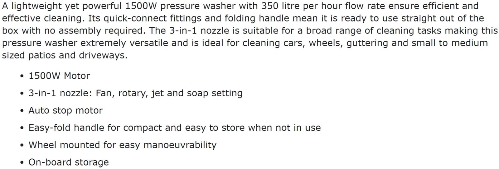 מכונת שטיפה בלחץ בוש BOSCH AQT 35-12 PLUS 1500W